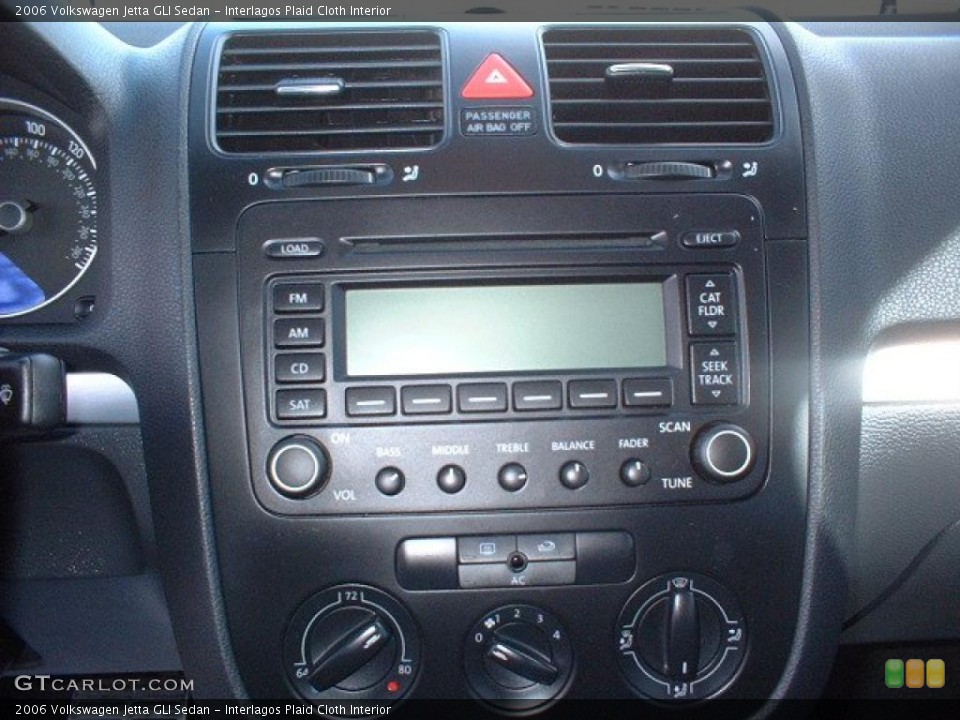 Interlagos Plaid Cloth Interior Controls for the 2006 Volkswagen Jetta GLI Sedan #40303112