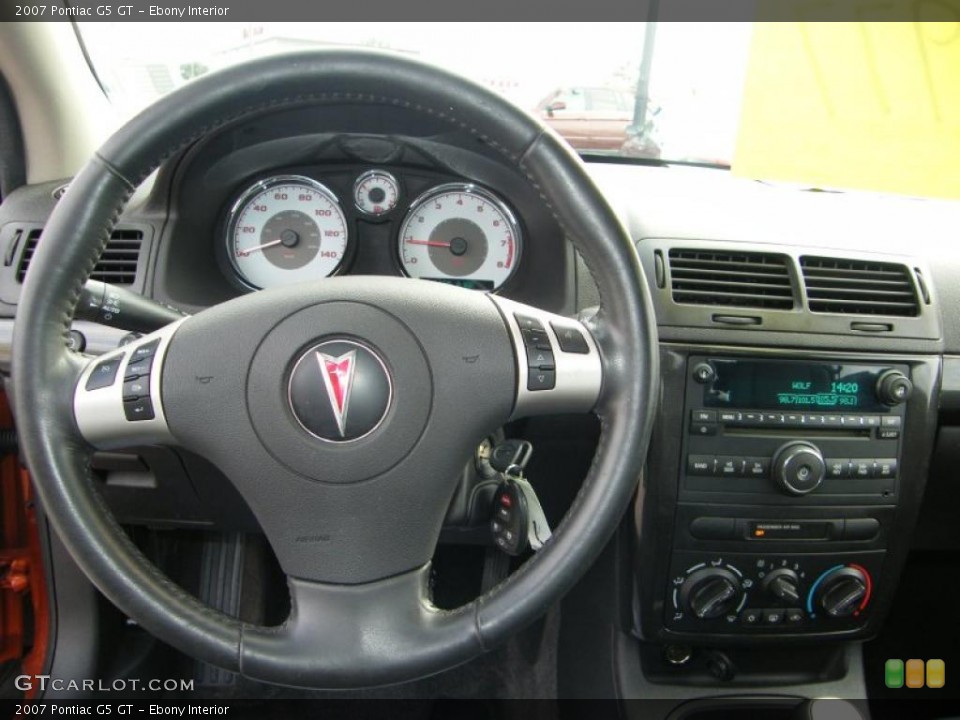 Ebony Interior Dashboard for the 2007 Pontiac G5 GT #40304552