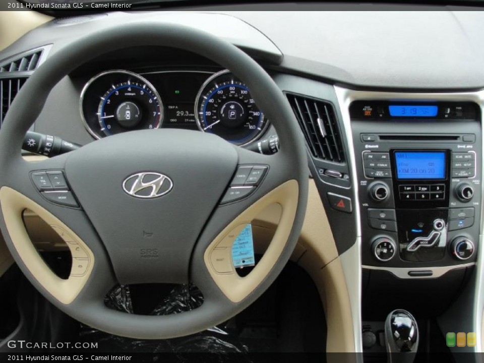 Camel Interior Steering Wheel for the 2011 Hyundai Sonata GLS #40305732