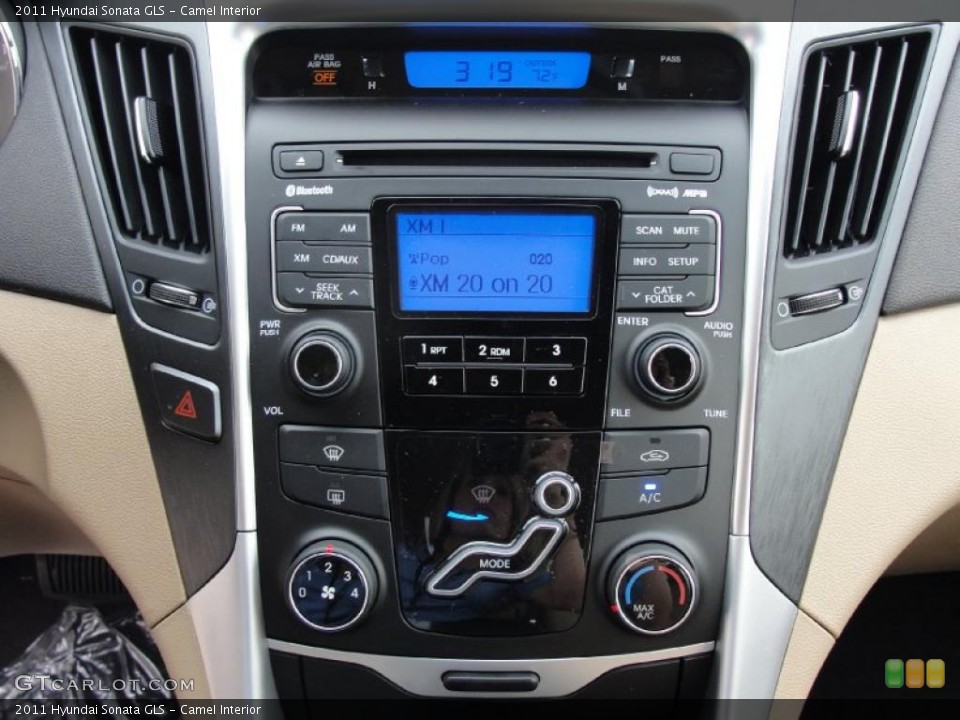 Camel Interior Controls for the 2011 Hyundai Sonata GLS #40305748