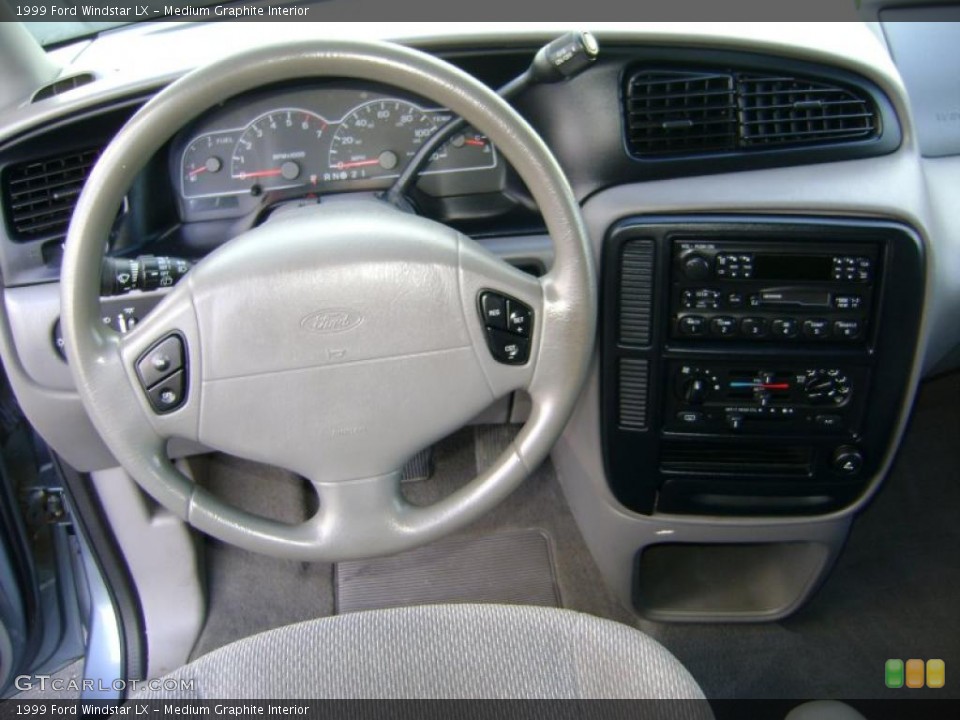 Medium Graphite Interior Dashboard for the 1999 Ford Windstar LX #40306544