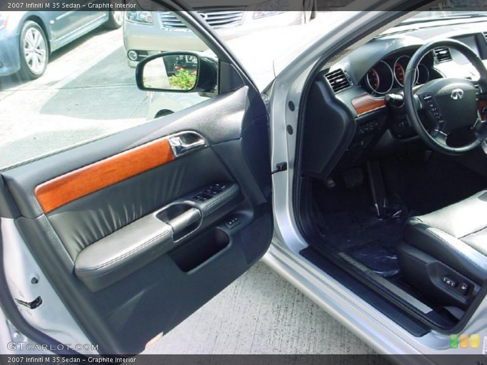 Graphite Interior Door Panel for the 2007 Infiniti M 35 Sedan #40306988