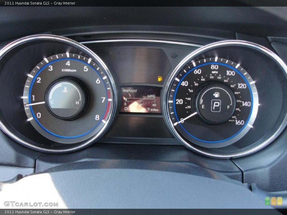 Gray Interior Gauges for the 2011 Hyundai Sonata GLS #40307000