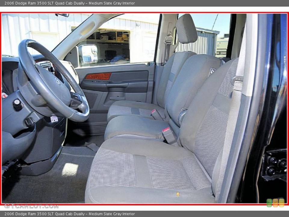 Medium Slate Gray Interior Photo for the 2006 Dodge Ram 3500 SLT Quad Cab Dually #40311216