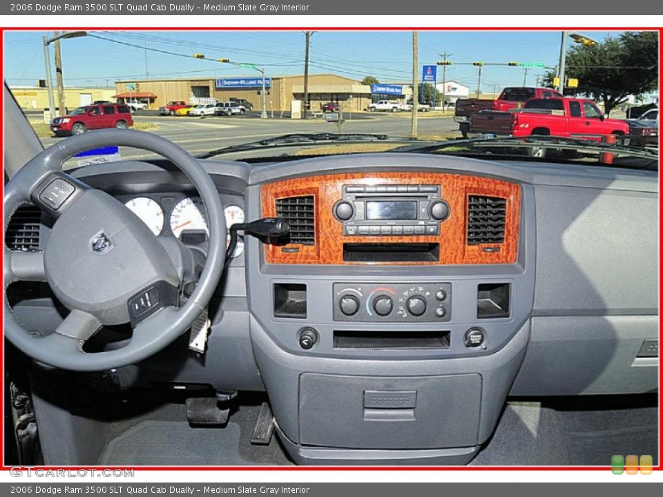 Medium Slate Gray Interior Controls for the 2006 Dodge Ram 3500 SLT Quad Cab Dually #40311312