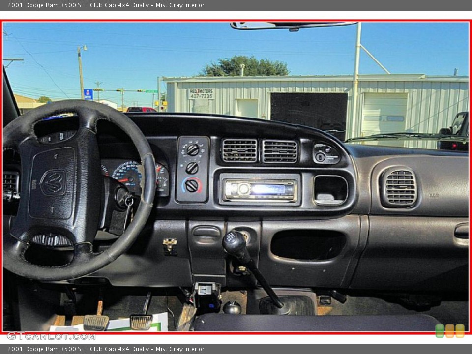 Mist Gray Interior Dashboard for the 2001 Dodge Ram 3500 SLT Club Cab 4x4 Dually #40312020