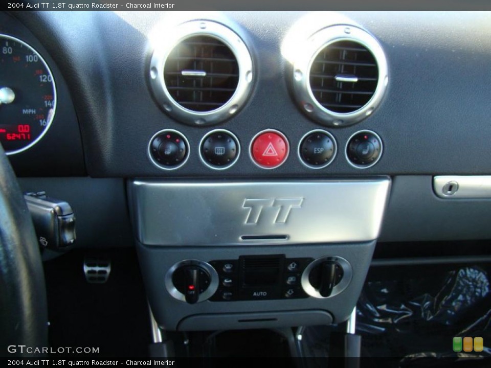 Charcoal Interior Controls for the 2004 Audi TT 1.8T quattro Roadster #40315004