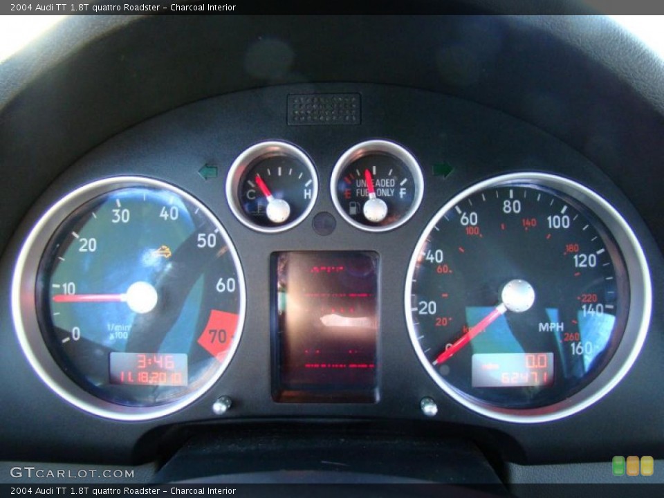 Charcoal Interior Gauges for the 2004 Audi TT 1.8T quattro Roadster #40315036