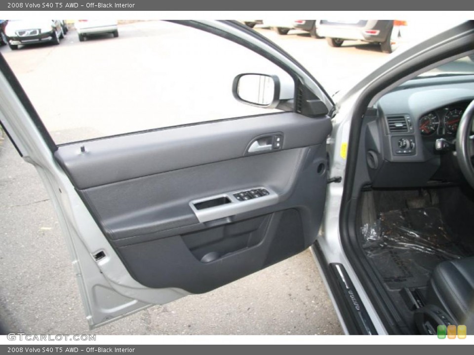 Off-Black Interior Door Panel for the 2008 Volvo S40 T5 AWD #40318032