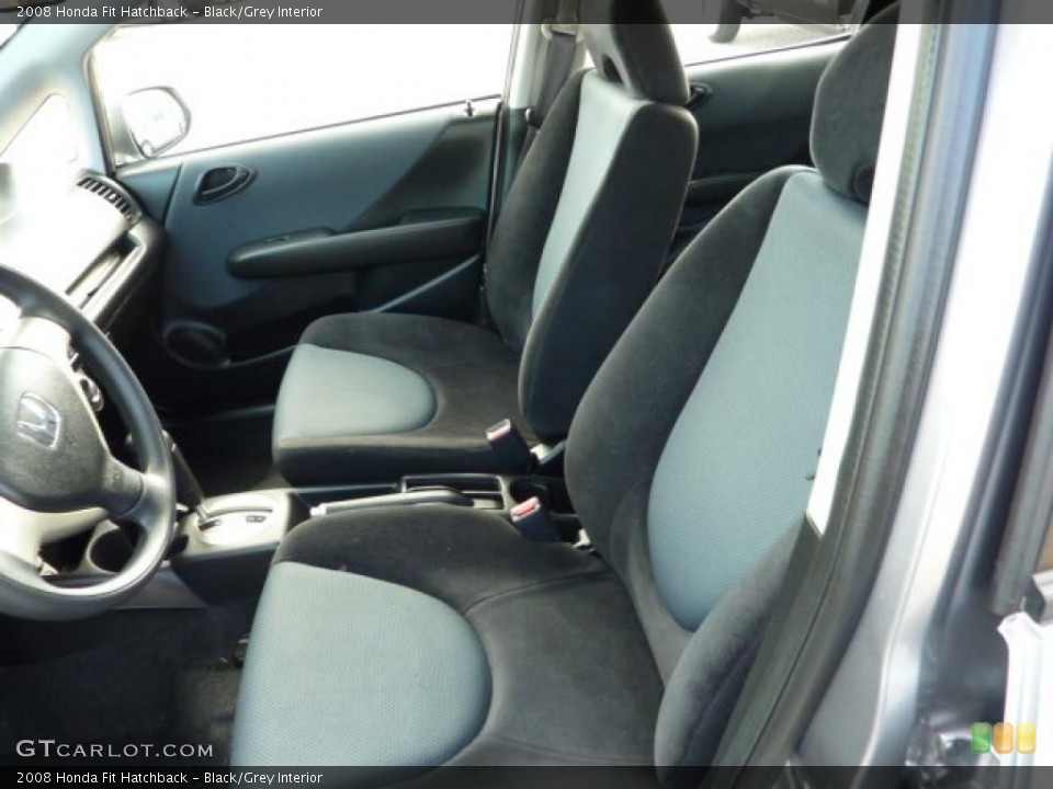 Black/Grey Interior Photo for the 2008 Honda Fit Hatchback #40319876