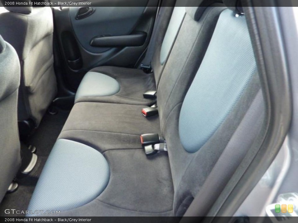 Black/Grey Interior Photo for the 2008 Honda Fit Hatchback #40319900