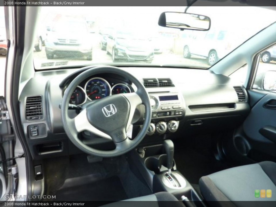 Black/Grey Interior Photo for the 2008 Honda Fit Hatchback #40319916