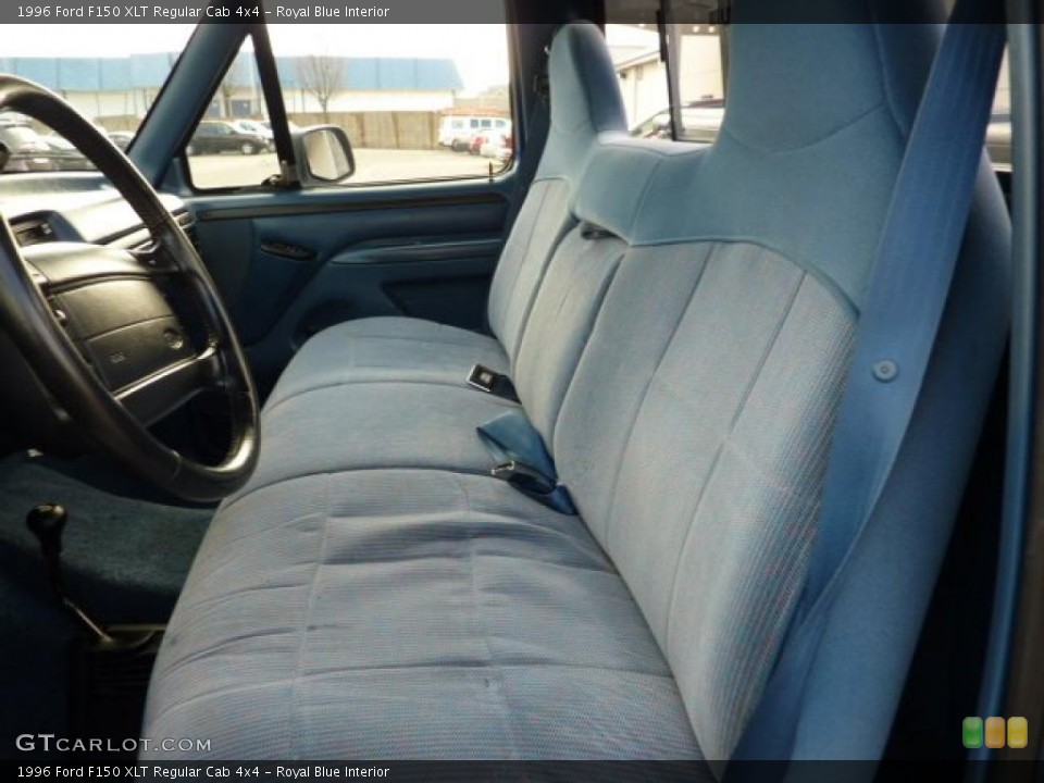 Royal Blue Interior Photo for the 1996 Ford F150 XLT Regular Cab 4x4 #40320120