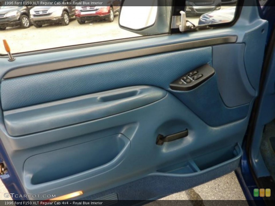 Royal Blue Interior Door Panel for the 1996 Ford F150 XLT Regular Cab 4x4 #40320148