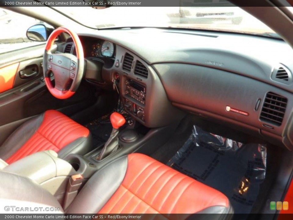 Red/Ebony Interior Photo for the 2000 Chevrolet Monte Carlo Limited Edition Pace Car SS #40322592