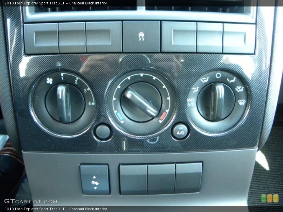 Charcoal Black Interior Controls for the 2010 Ford Explorer Sport Trac XLT #40322740