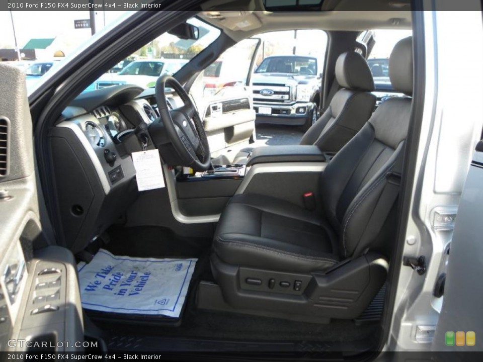Black Interior Photo for the 2010 Ford F150 FX4 SuperCrew 4x4 #40322980