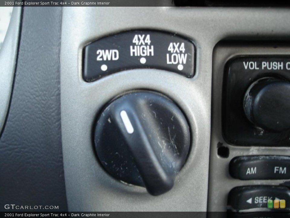 Dark Graphite Interior Controls for the 2001 Ford Explorer Sport Trac 4x4 #40323052