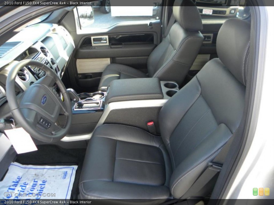 Black Interior Photo for the 2010 Ford F150 FX4 SuperCrew 4x4 #40323116