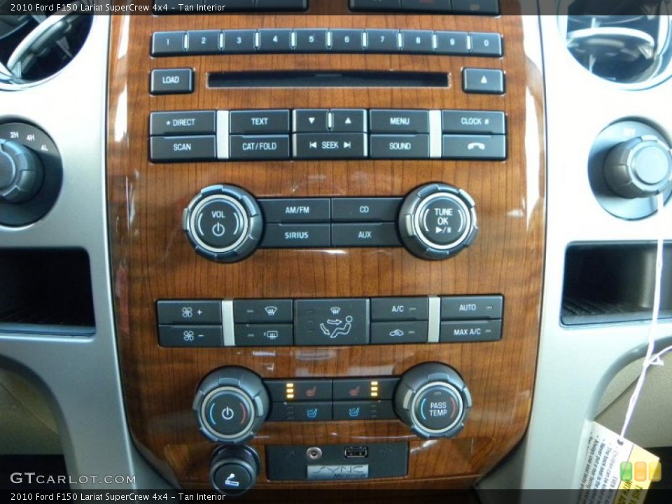 Tan Interior Controls for the 2010 Ford F150 Lariat SuperCrew 4x4 #40323664