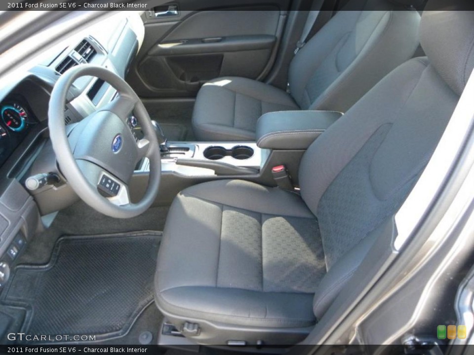 Charcoal Black Interior Photo for the 2011 Ford Fusion SE V6 #40324024