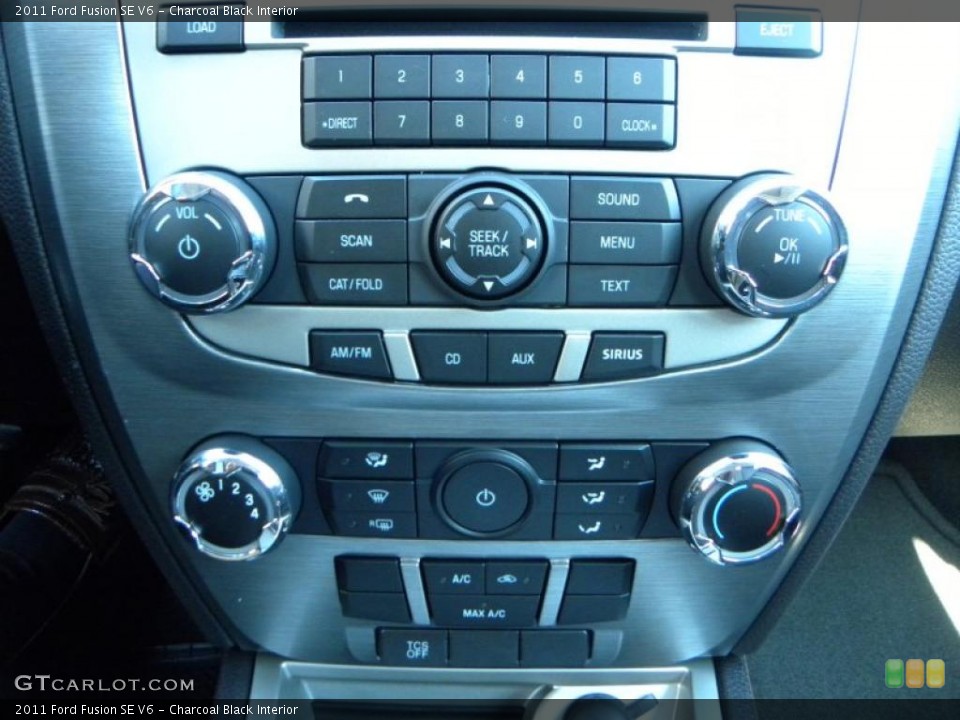 Charcoal Black Interior Controls for the 2011 Ford Fusion SE V6 #40324068