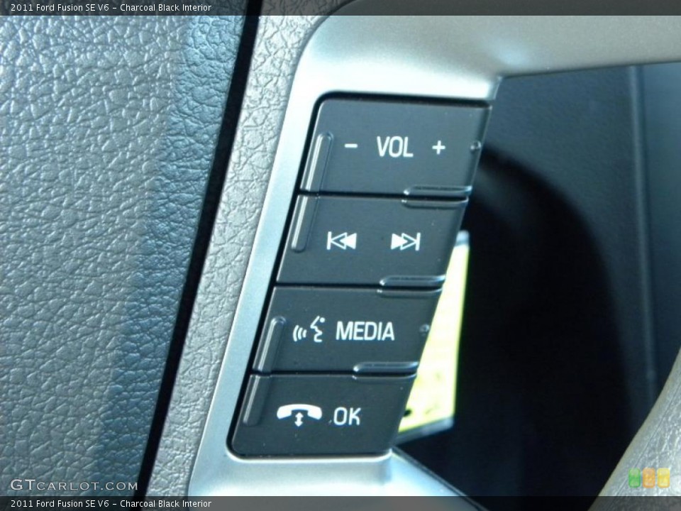 Charcoal Black Interior Controls for the 2011 Ford Fusion SE V6 #40324144