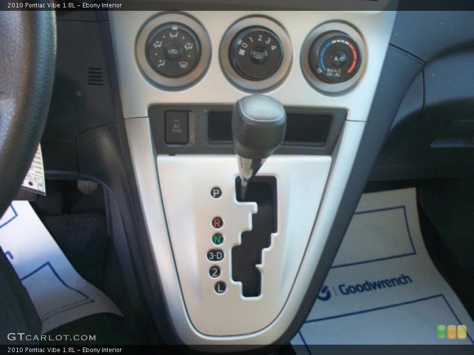 Ebony Interior Transmission for the 2010 Pontiac Vibe 1.8L #40325124