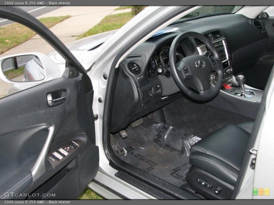 Black Interior Dashboard for the 2009 Lexus IS 250 AWD #40326868