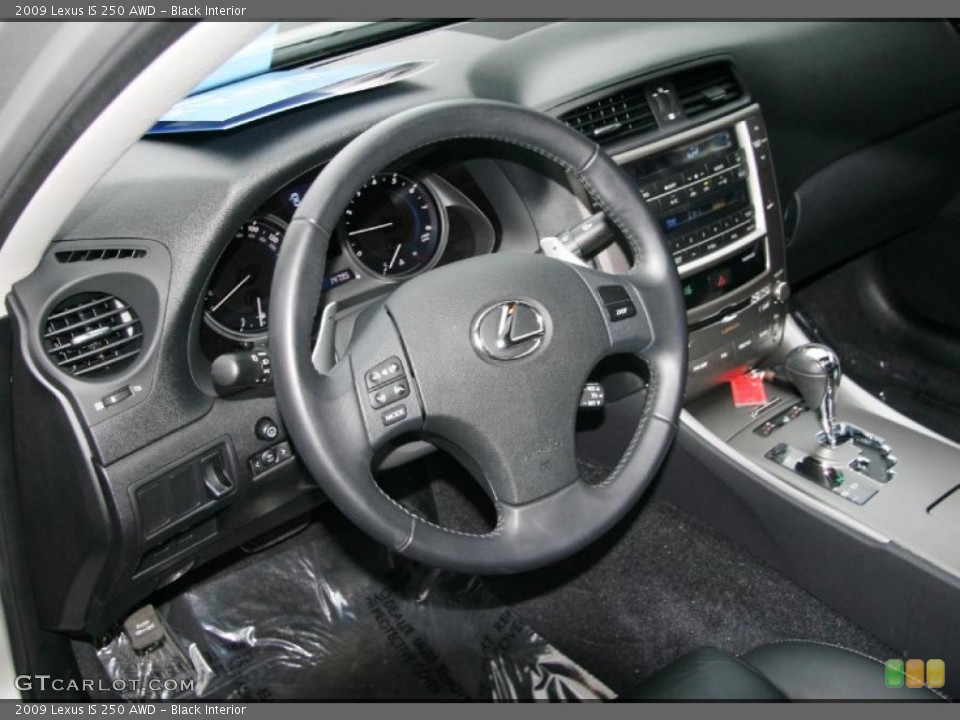 Black Interior Dashboard for the 2009 Lexus IS 250 AWD #40326928