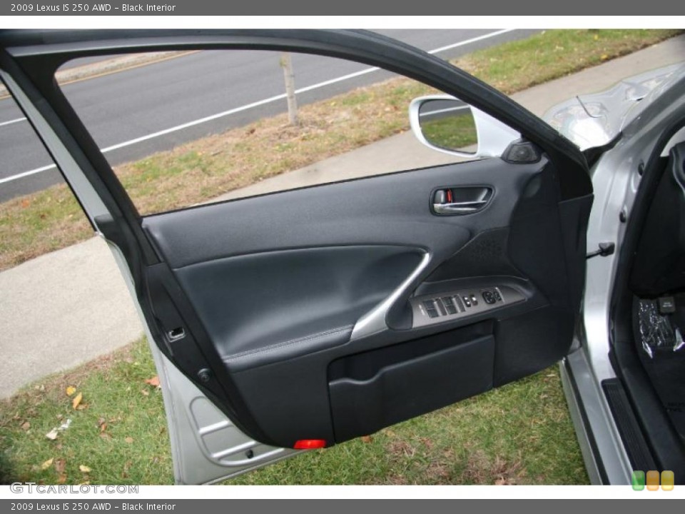 Black Interior Door Panel for the 2009 Lexus IS 250 AWD #40326952