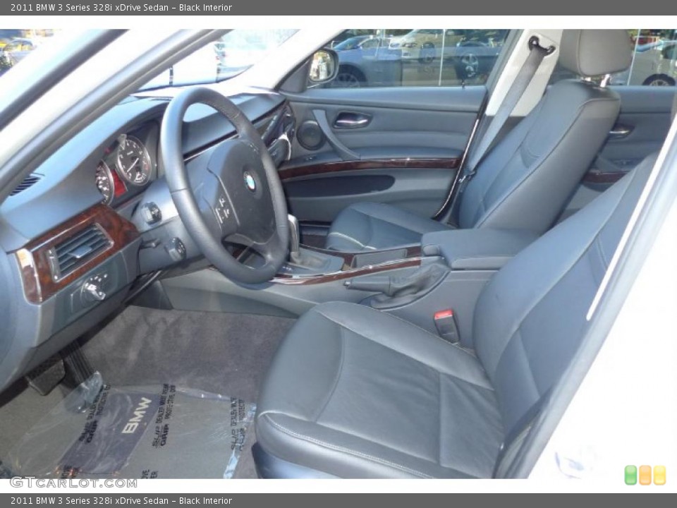 Black Interior Photo for the 2011 BMW 3 Series 328i xDrive Sedan #40327064