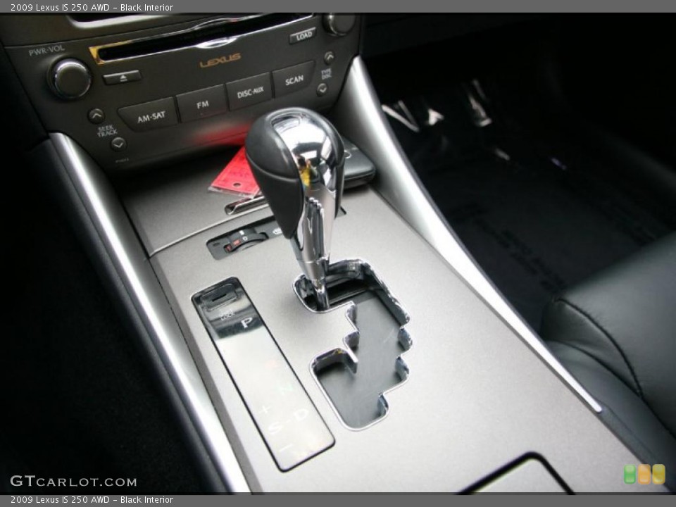 Black Interior Transmission for the 2009 Lexus IS 250 AWD #40327084