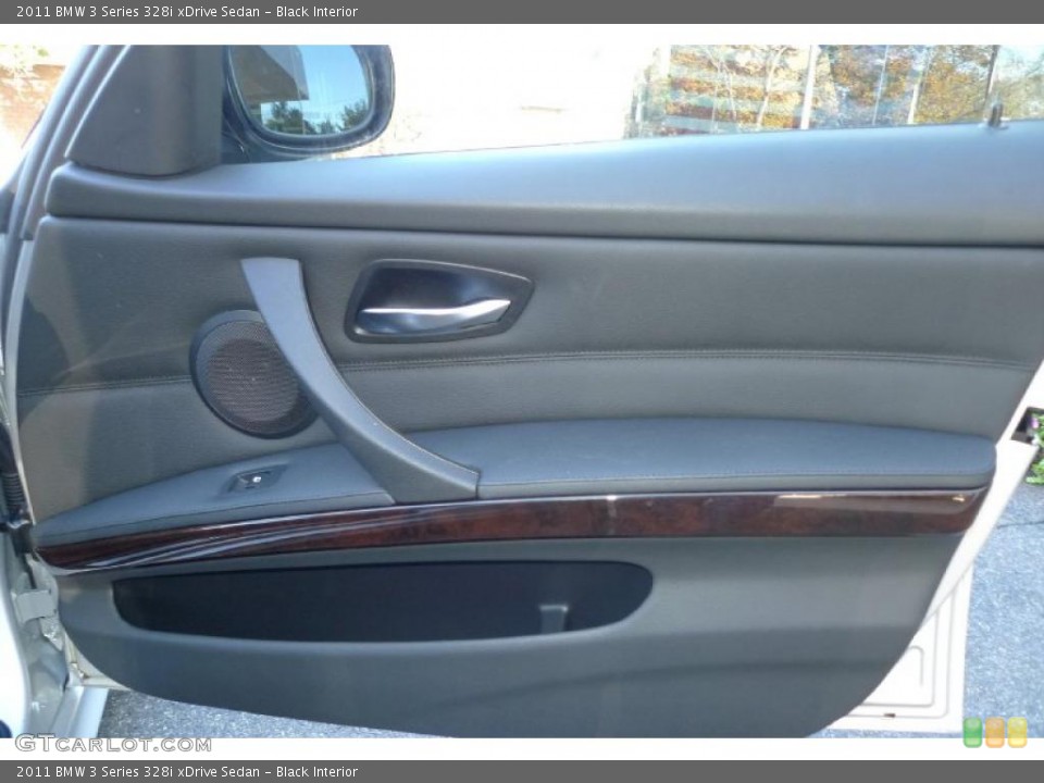 Black Interior Door Panel for the 2011 BMW 3 Series 328i xDrive Sedan #40327208