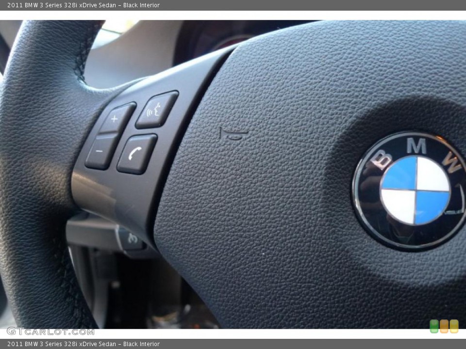 Black Interior Controls for the 2011 BMW 3 Series 328i xDrive Sedan #40327256