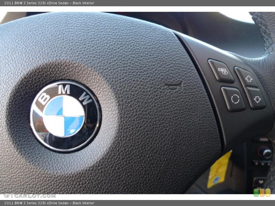Black Interior Controls for the 2011 BMW 3 Series 328i xDrive Sedan #40327276