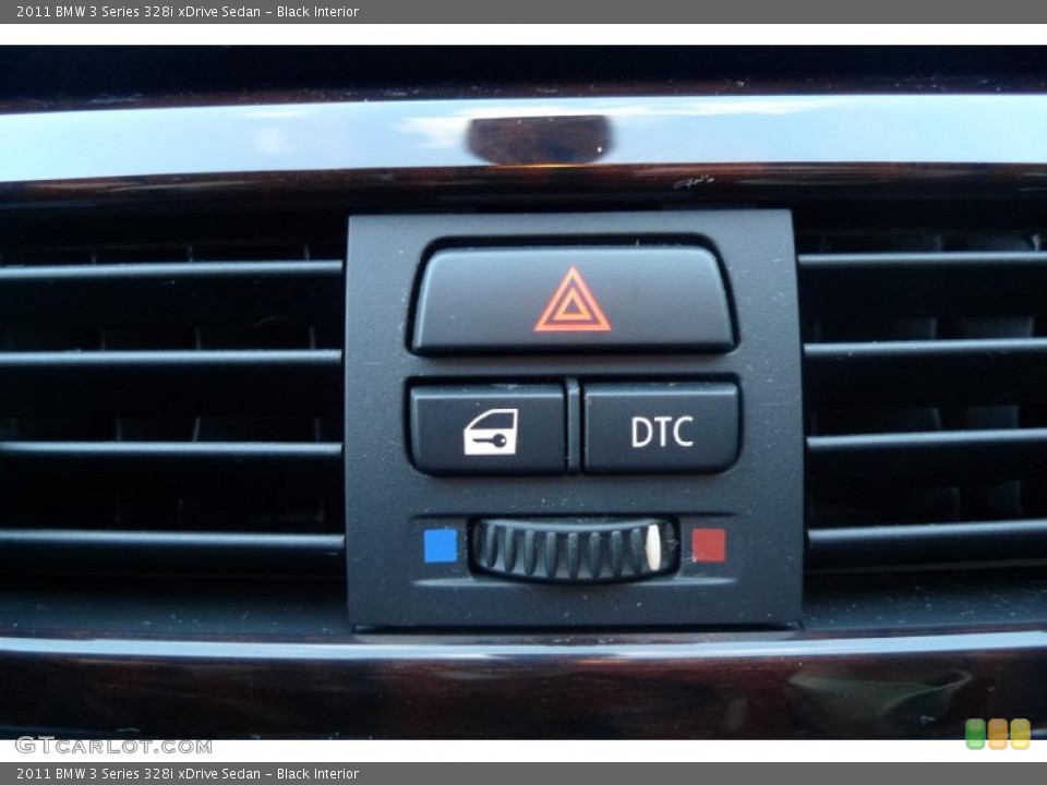 Black Interior Controls for the 2011 BMW 3 Series 328i xDrive Sedan #40327336