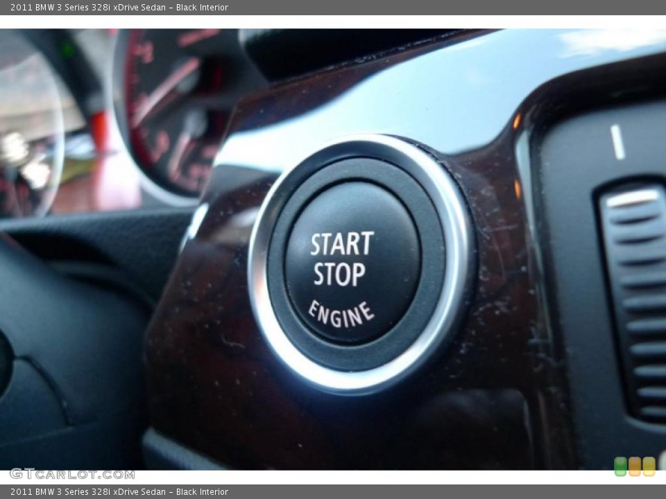 Black Interior Controls for the 2011 BMW 3 Series 328i xDrive Sedan #40327352