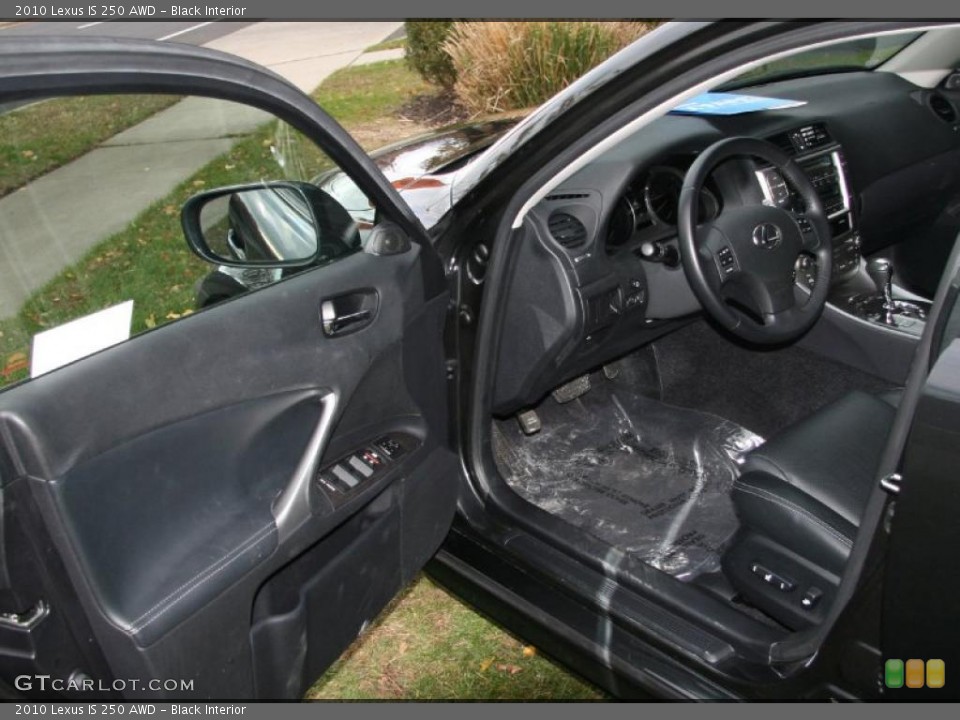 Black Interior Photo for the 2010 Lexus IS 250 AWD #40327356