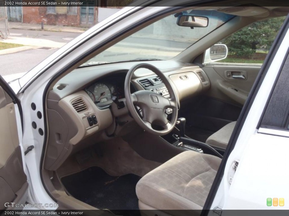 Ivory Interior Prime Interior for the 2002 Honda Accord SE Sedan #40329005