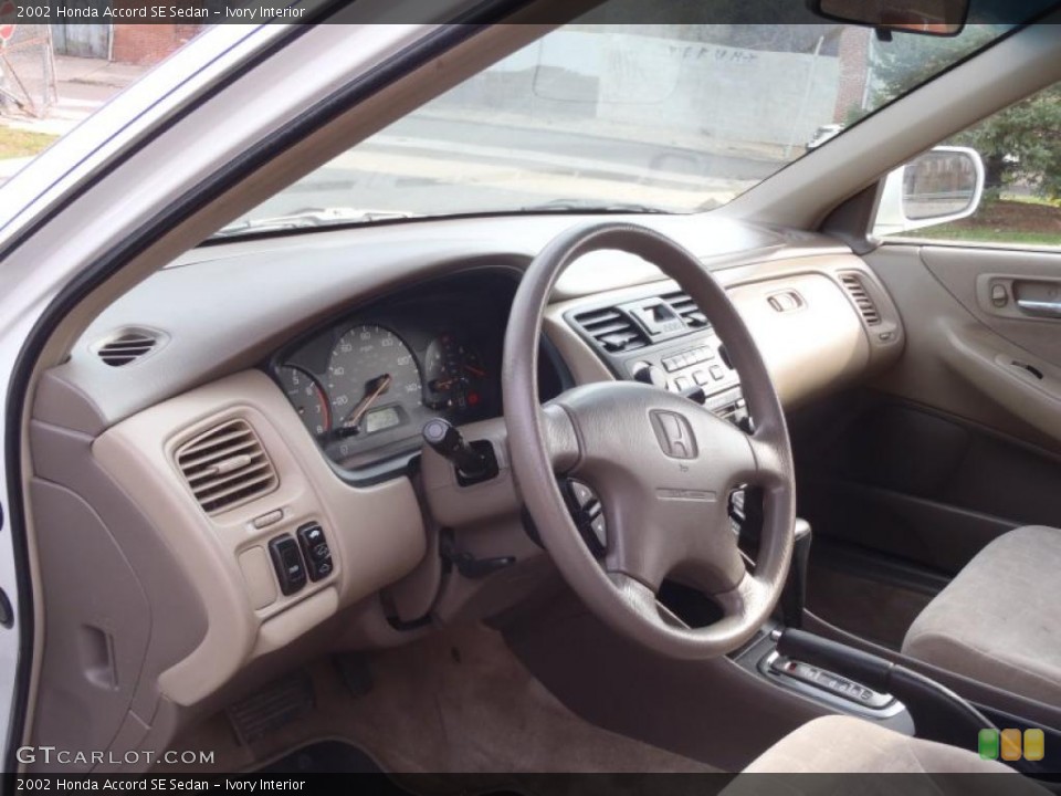 Ivory Interior Dashboard for the 2002 Honda Accord SE Sedan #40329021