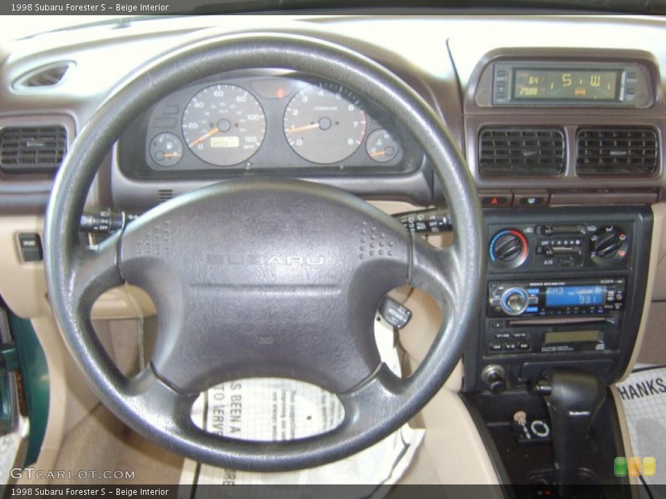 Beige Interior Dashboard for the 1998 Subaru Forester S #40331825