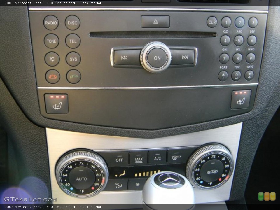 Black Interior Controls for the 2008 Mercedes-Benz C 300 4Matic Sport #40332423