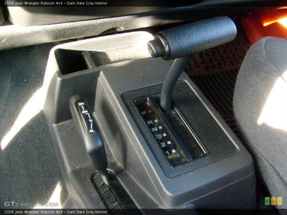 Dark Slate Gray Interior Transmission for the 2006 Jeep Wrangler Rubicon 4x4 #40332704