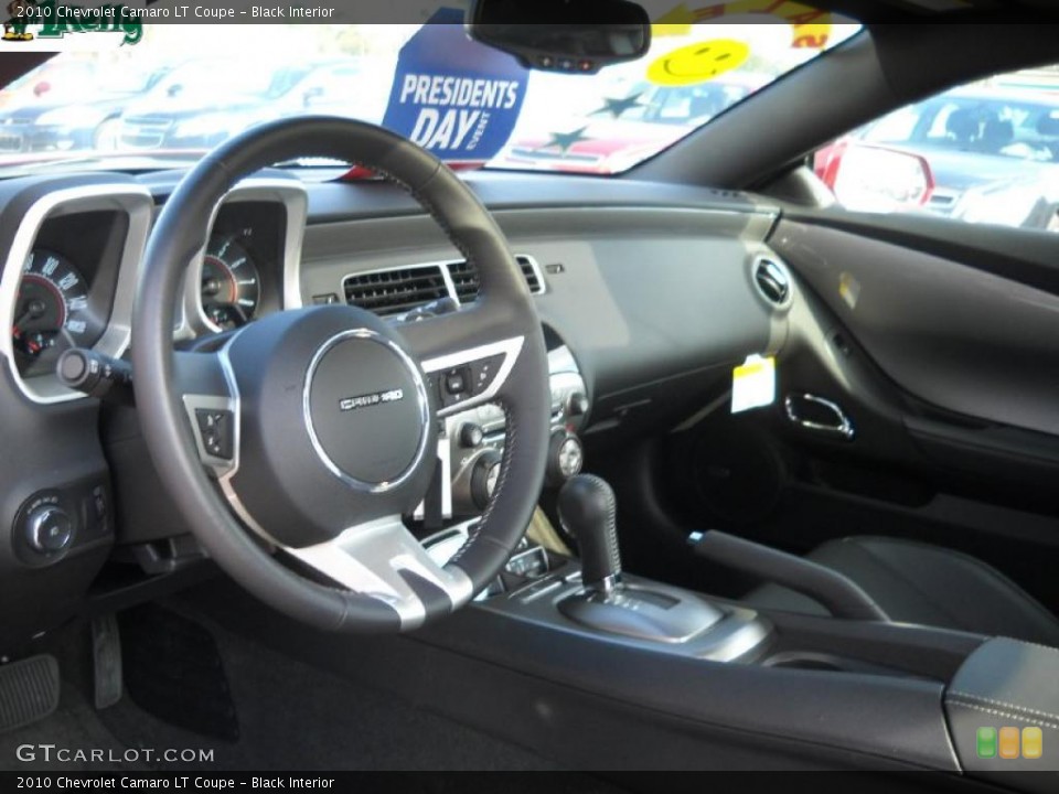 Black Interior Dashboard for the 2010 Chevrolet Camaro LT Coupe #40335794