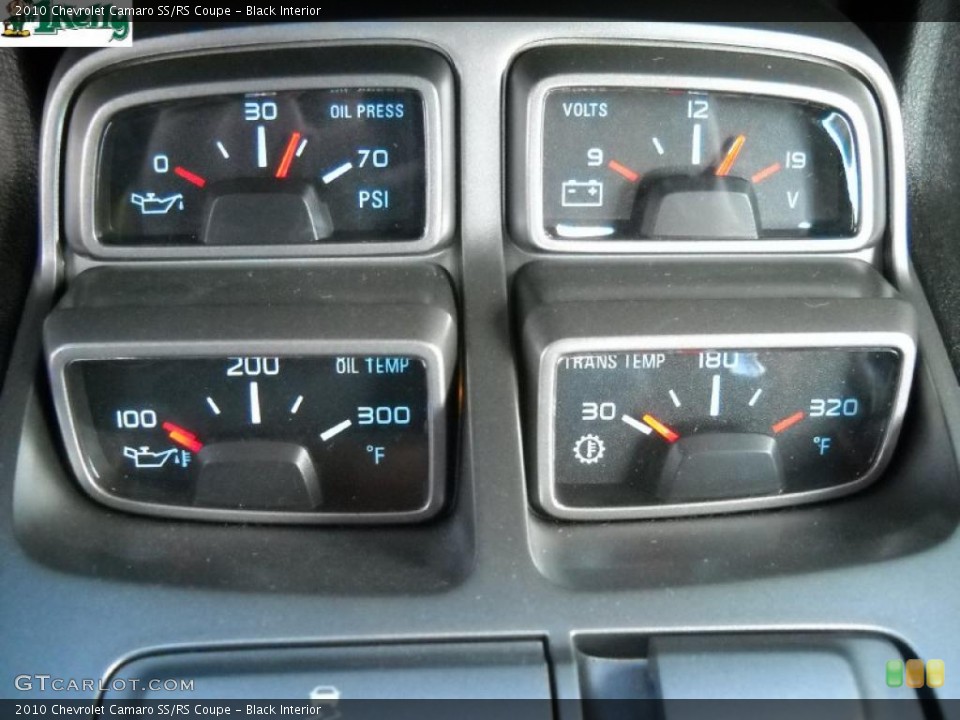 Black Interior Gauges for the 2010 Chevrolet Camaro SS/RS Coupe #40336302