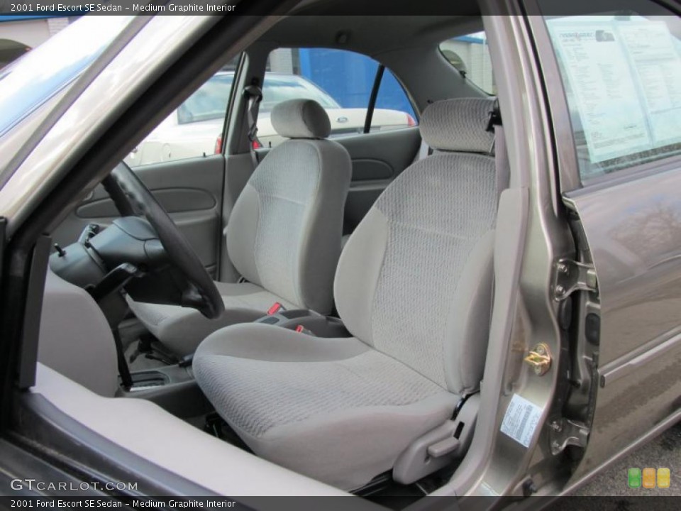 Medium Graphite Interior Photo for the 2001 Ford Escort SE Sedan #40337254