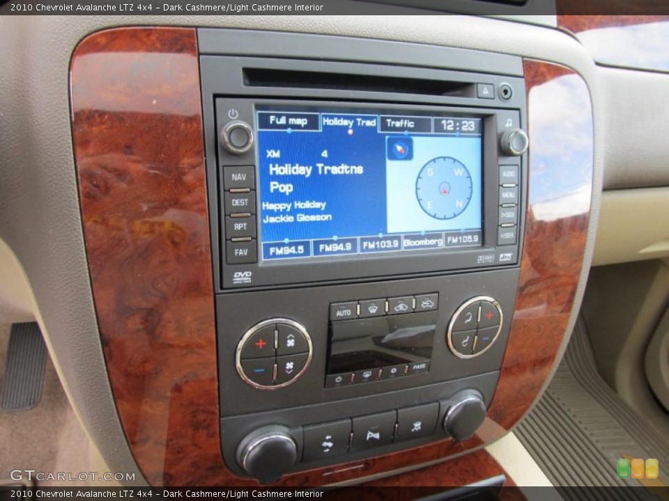 Dark Cashmere/Light Cashmere Interior Navigation for the 2010 Chevrolet Avalanche LTZ 4x4 #40340127
