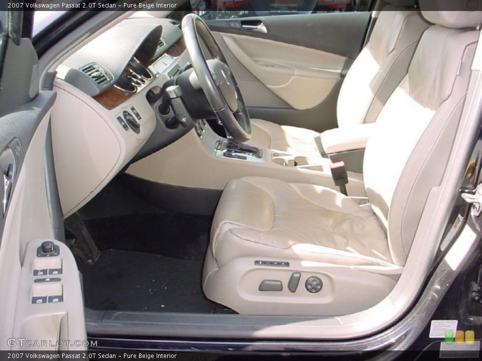 Pure Beige Interior Photo for the 2007 Volkswagen Passat 2.0T Sedan #40340603