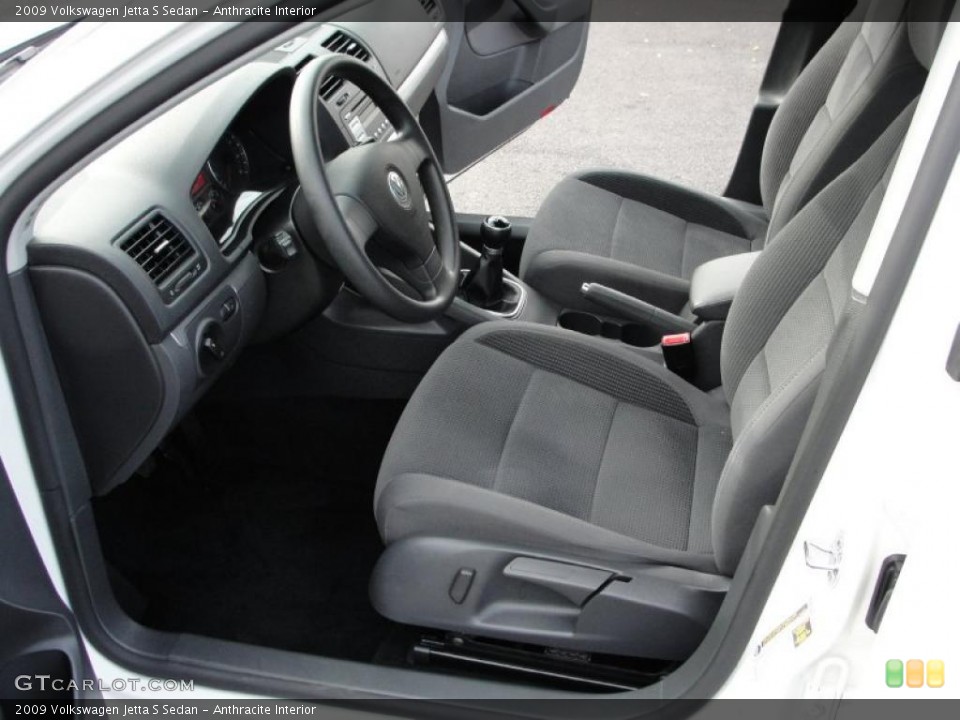 Anthracite Interior Photo for the 2009 Volkswagen Jetta S Sedan #40342492